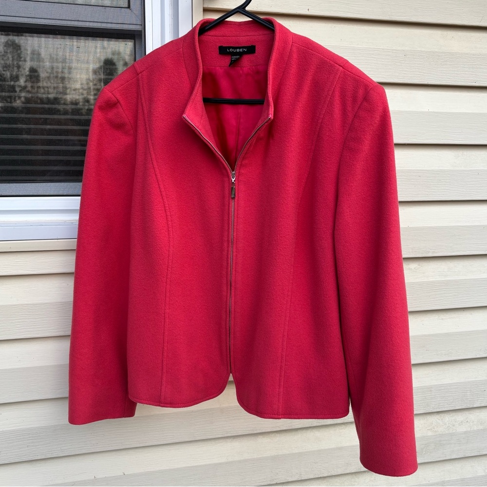 Pink Size 16 Louben Jacket Made in Canada
